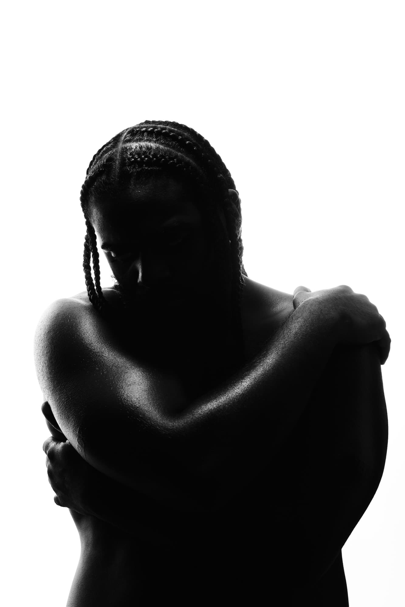 Embrace — black-and-white fine-art photography by 12 Bit Studios
